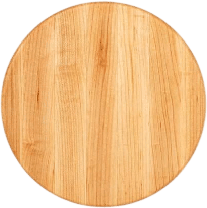 John Boos Maple Round Cutting Board with Feet