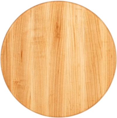 John Boos Maple Round Cutting Board with Feet