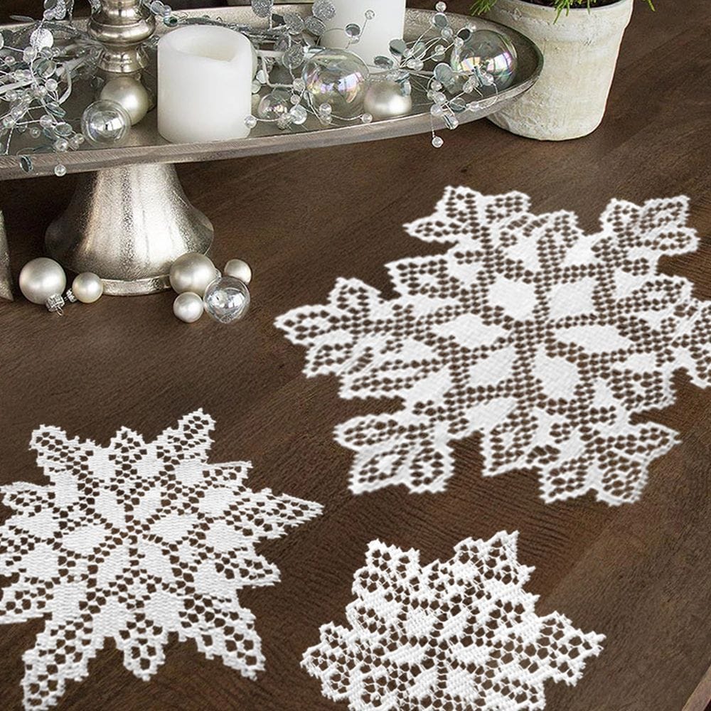 Lace Snowflake Decor Set