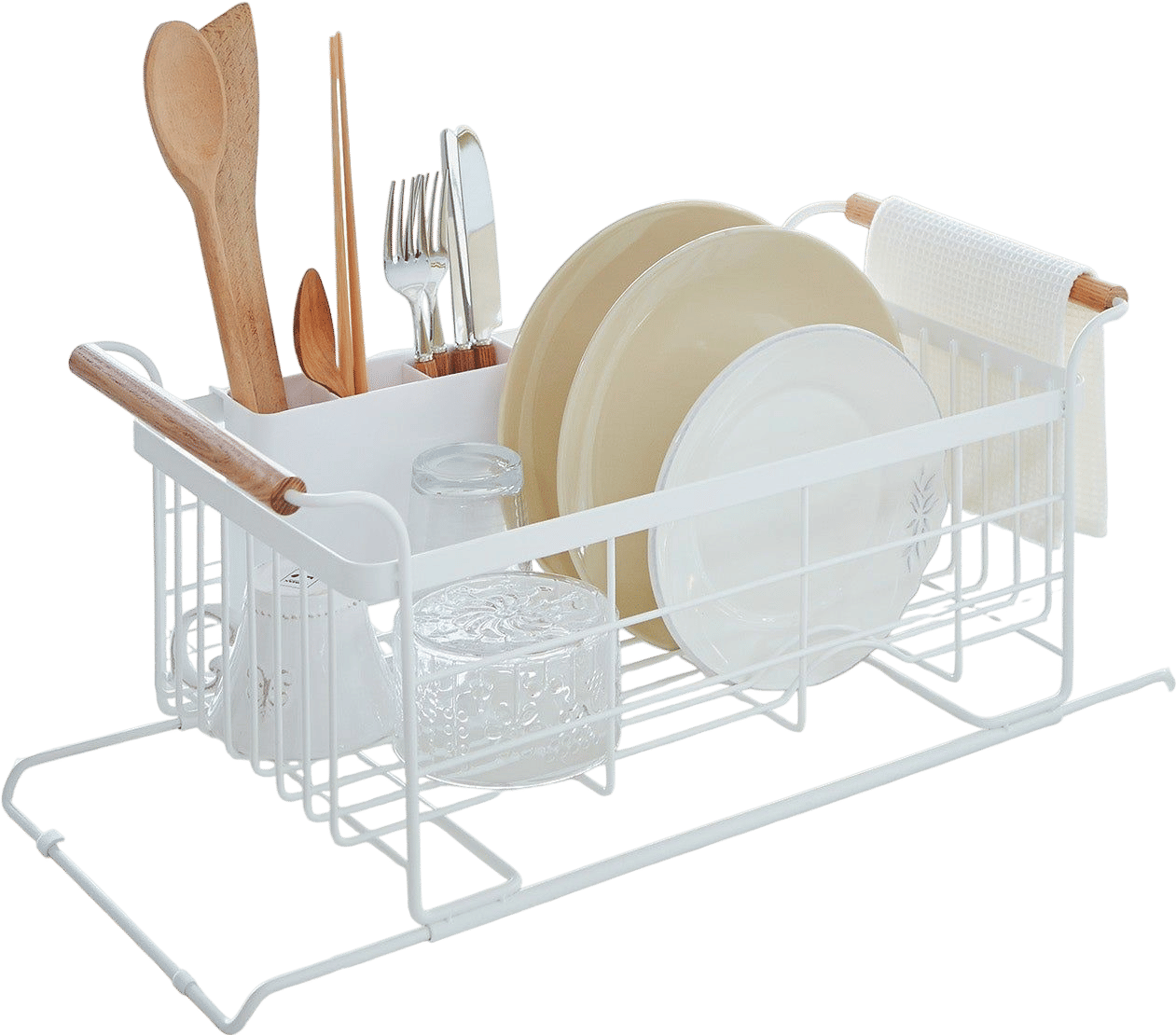 over the sink dish rack