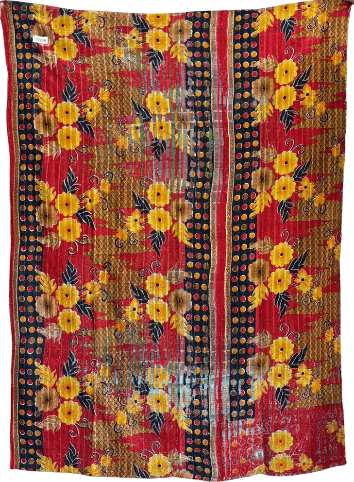 Old Indian Vintage Cotton Kantha Quilt Handmade Gudari Indian Bedcover Throw - Etsy