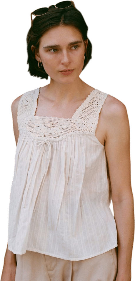 The Mariposa Blouse | Shadow Stripe