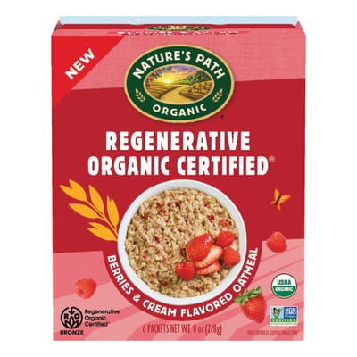 Organic Berries & Cream Instant Oatmeal