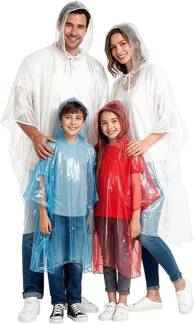Disposable Rain Ponchos