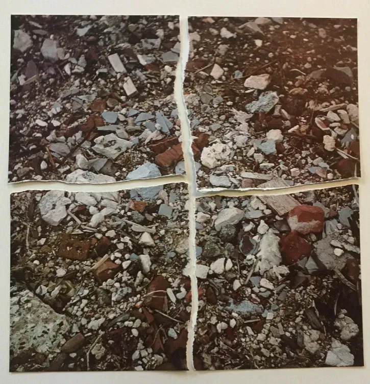 Robert Smithson - Torn Photograph (1970)