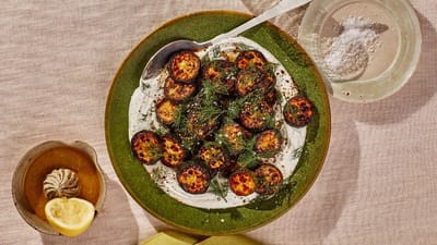 Lemony Zucchini With Sour Cream and Dill Recipe