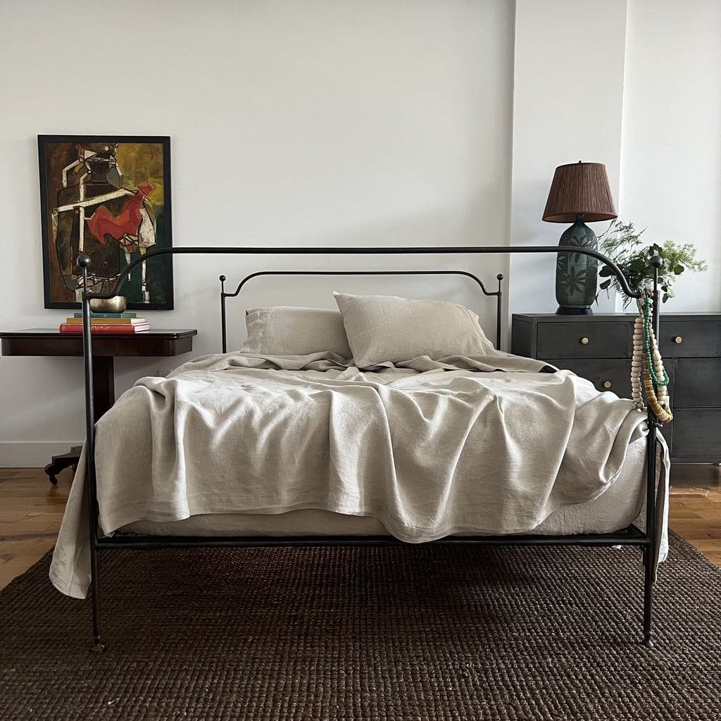 Eco Natural Belgian Linen Sheet Set