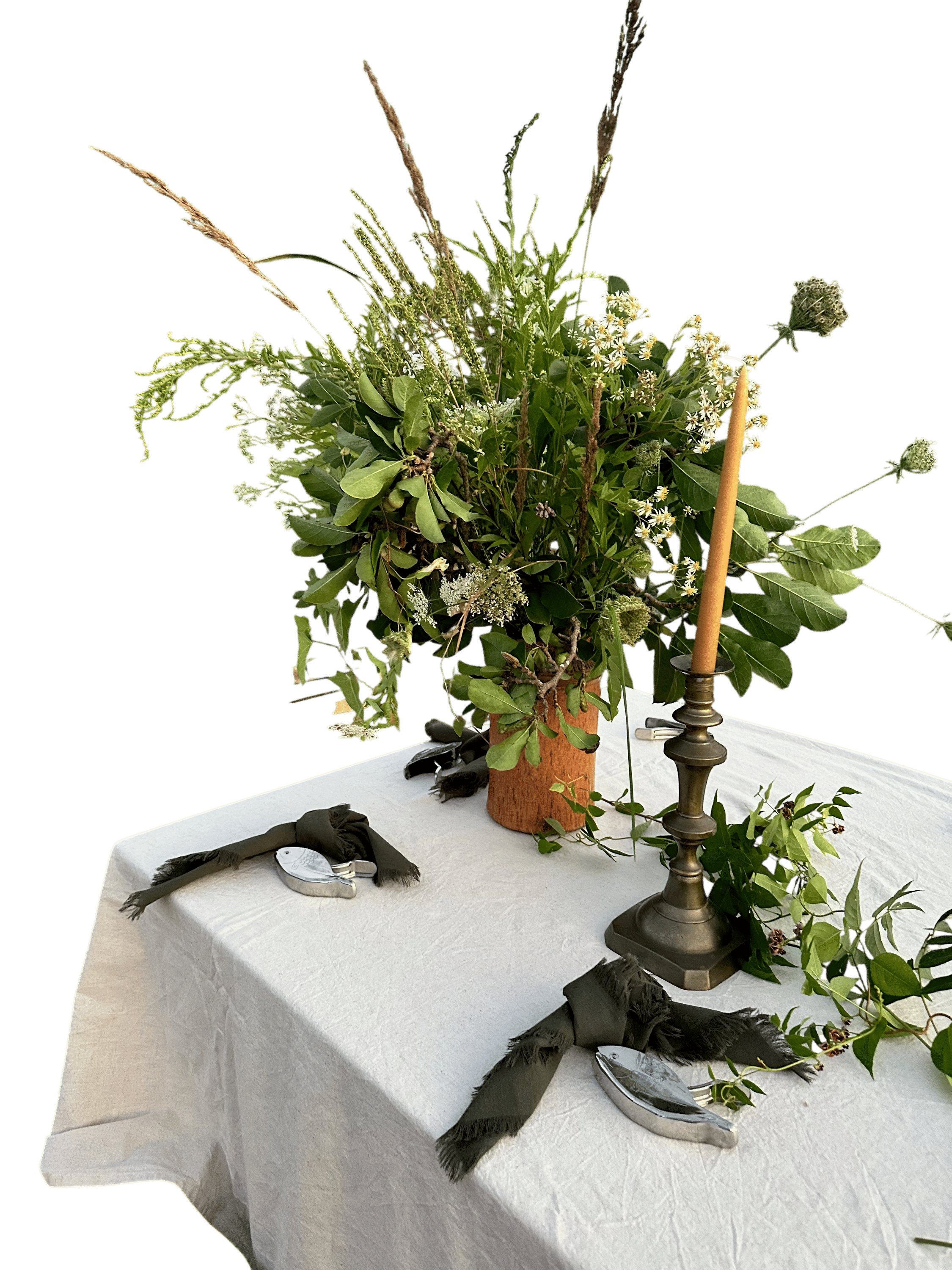 Foraging your backyard for vase arrangements