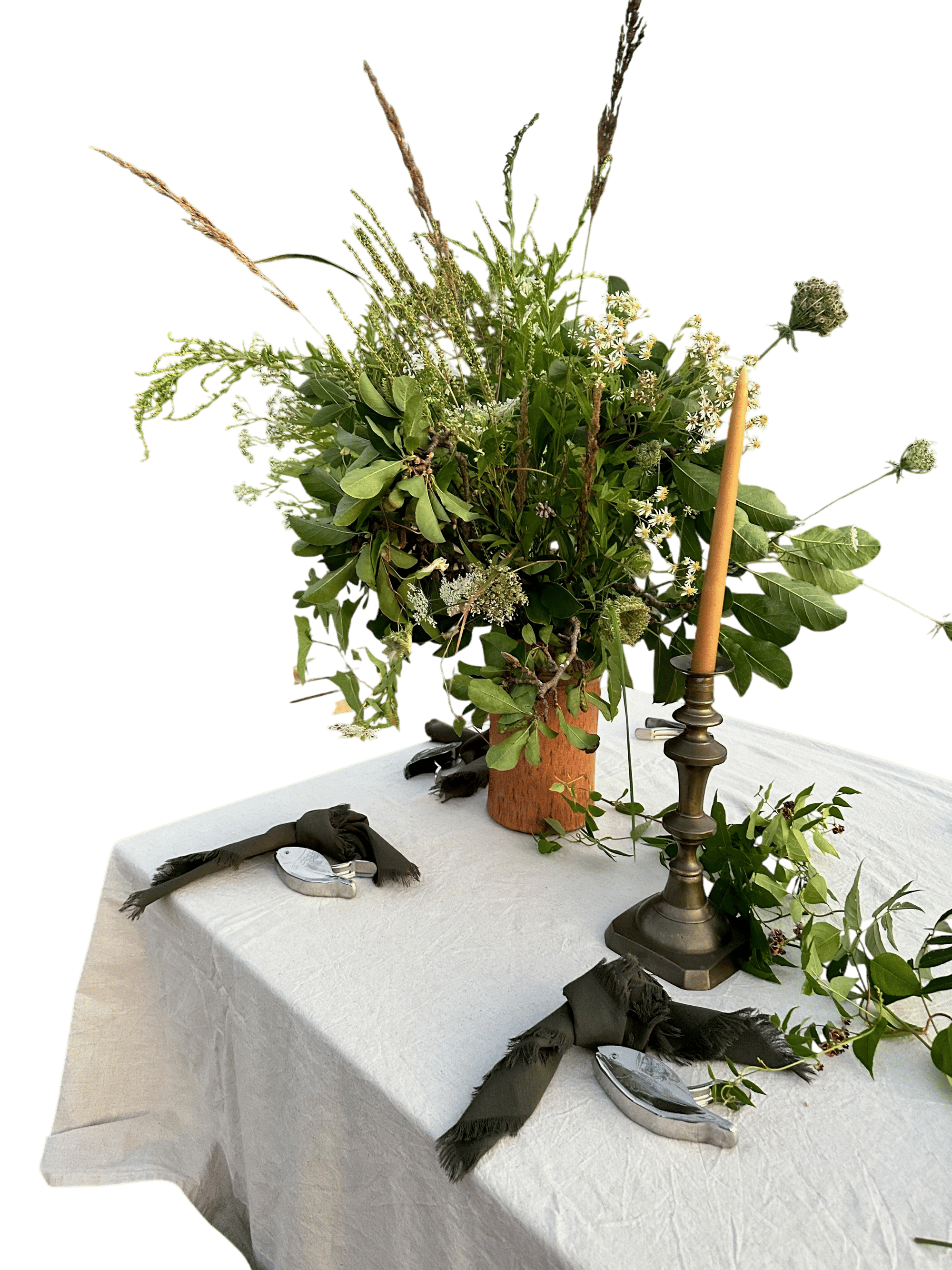 Foraging your backyard for vase arrangements