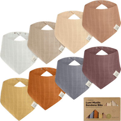 Organic Cotton Baby Bandana Bibs