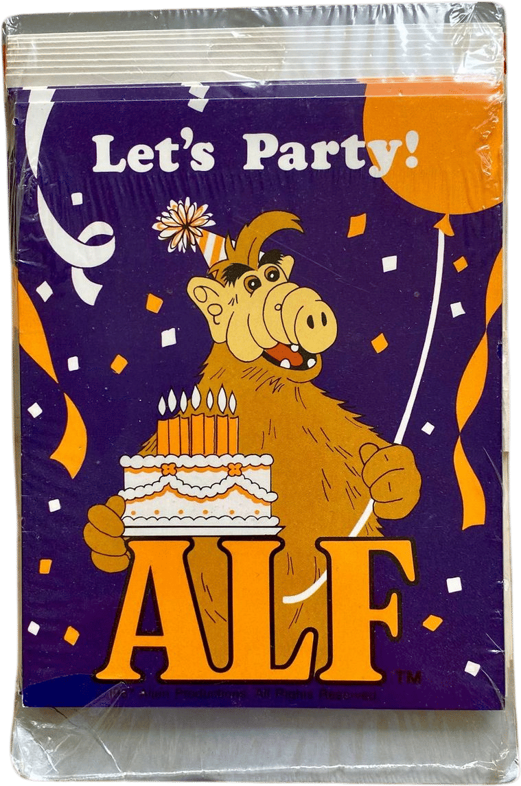 80s ALF Party Invite Pack