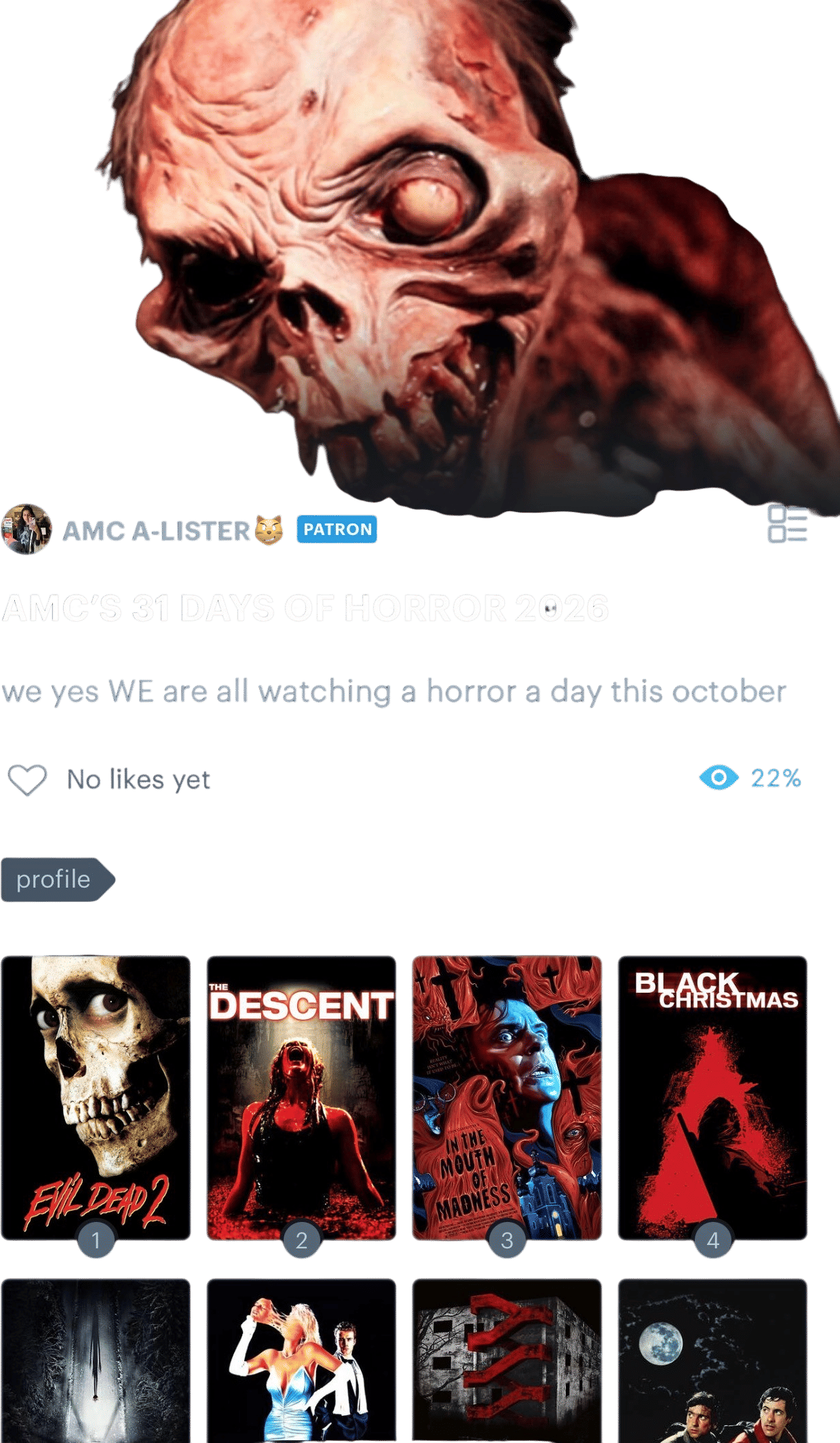 31 day halloween marathon⚡️👻 🥀