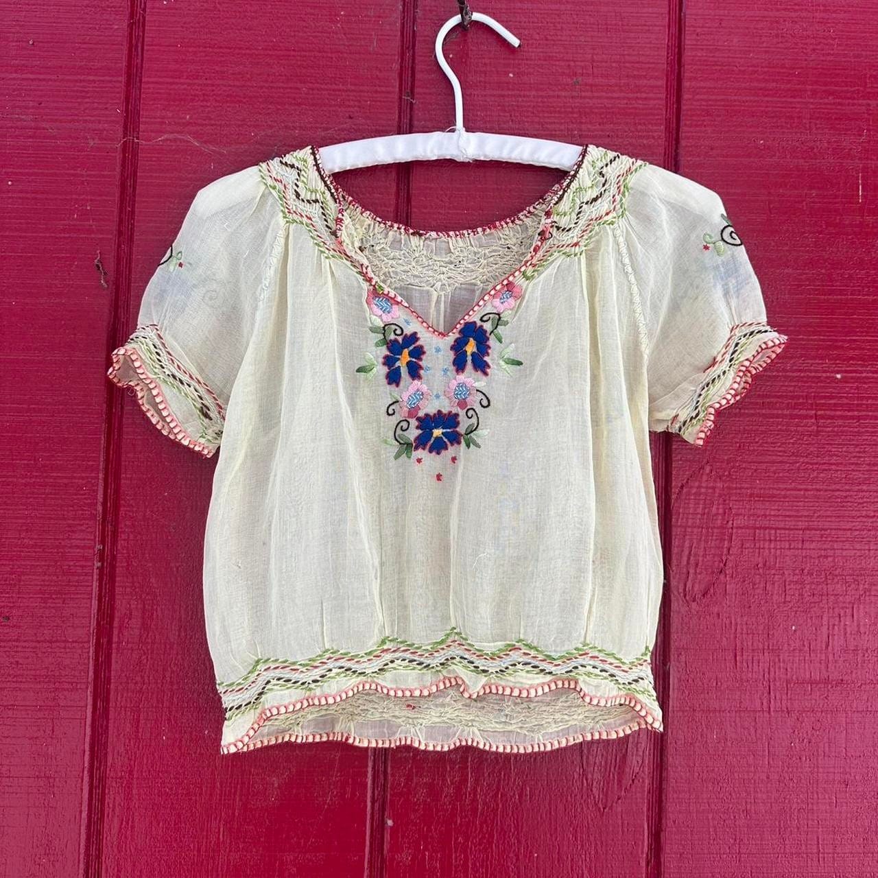 1920s Folk Blouse