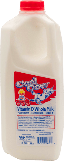 Just regular dairy milk