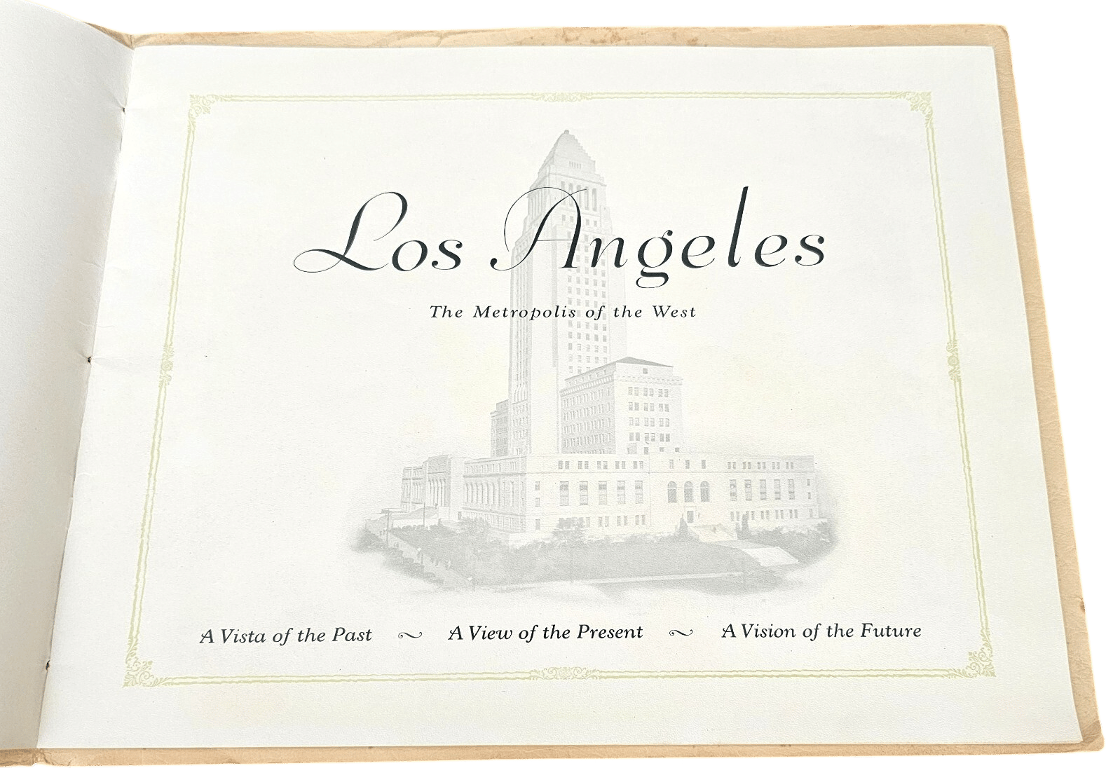 1929 Promo Book "Los Angeles, The Metropolis of the West"