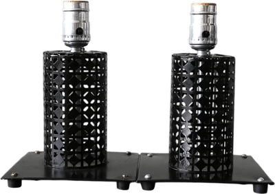 Atomic Perforated Metal Table Lamp