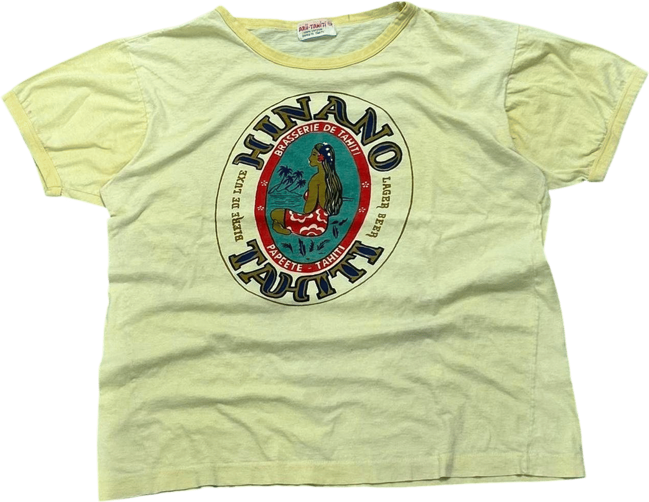 Hinano Tahiti Yellow T-Shirt