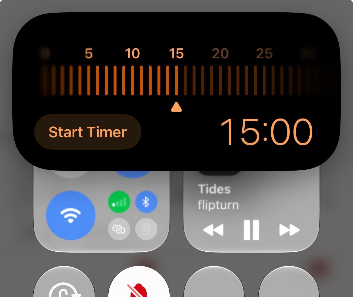 this timer feature on new ios