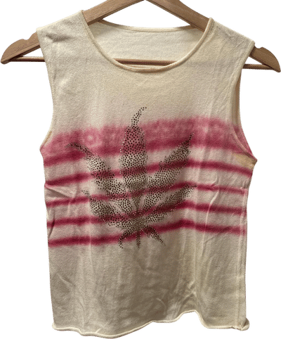 Lucien Pellat-Finet Pink + Cream Tank Top