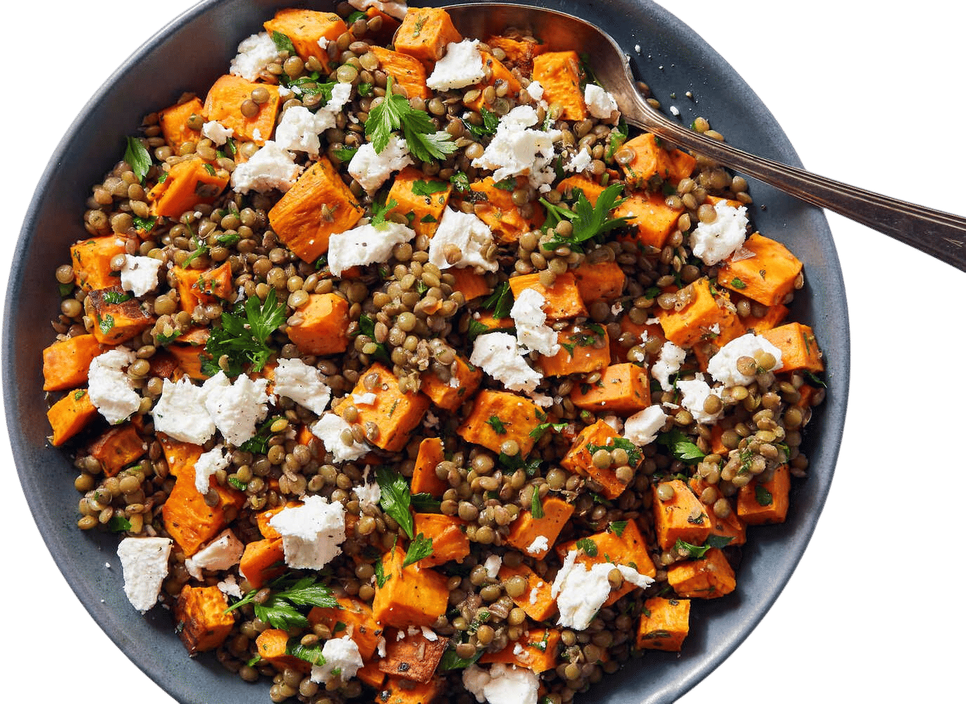 Brown Butter Lentil and Sweet Potato Salad