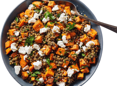 Brown Butter Lentil and Sweet Potato Salad Recipe