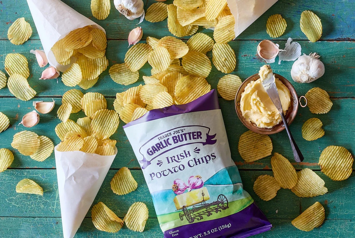Trader Joe's Garlic Butter Irish Potato Chips