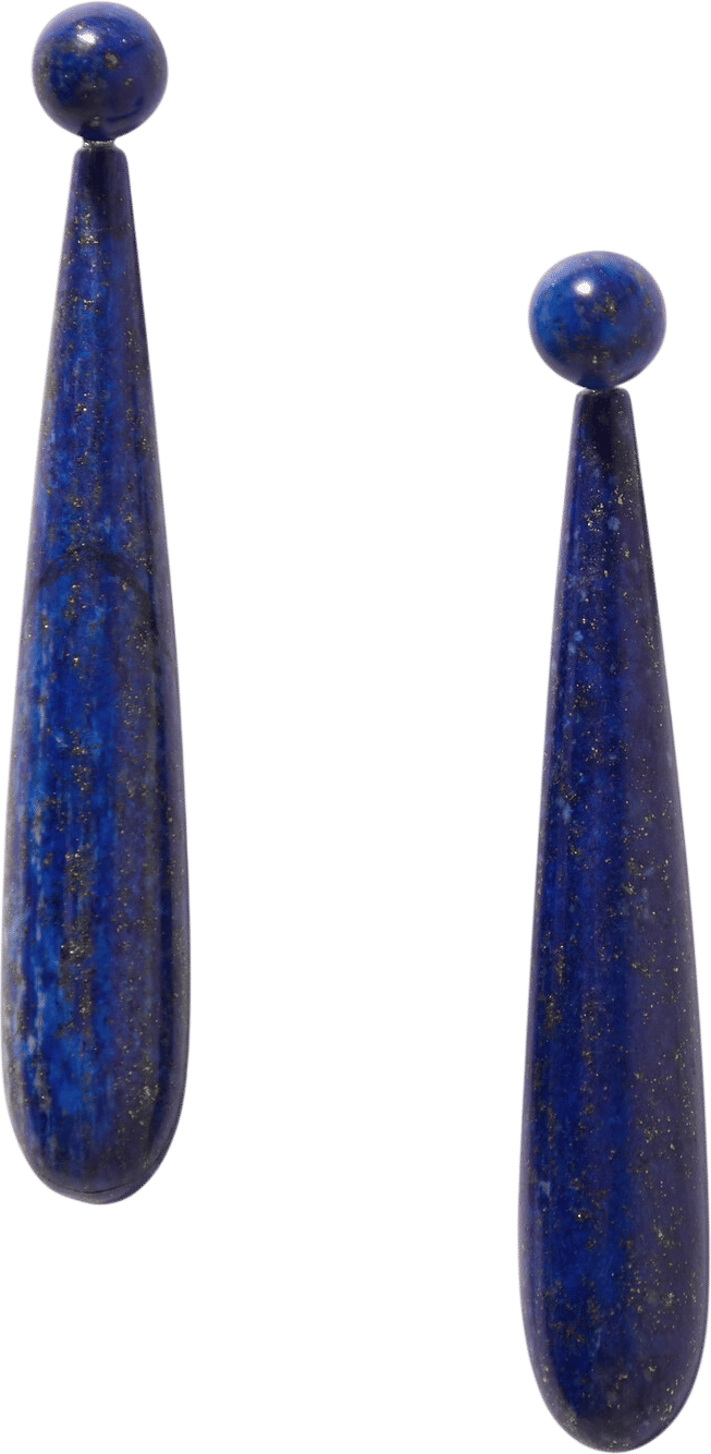 Large Angelika Earrings in Lapis Lazuli