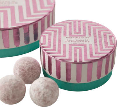 Pink Champagne Chocolate Truffles