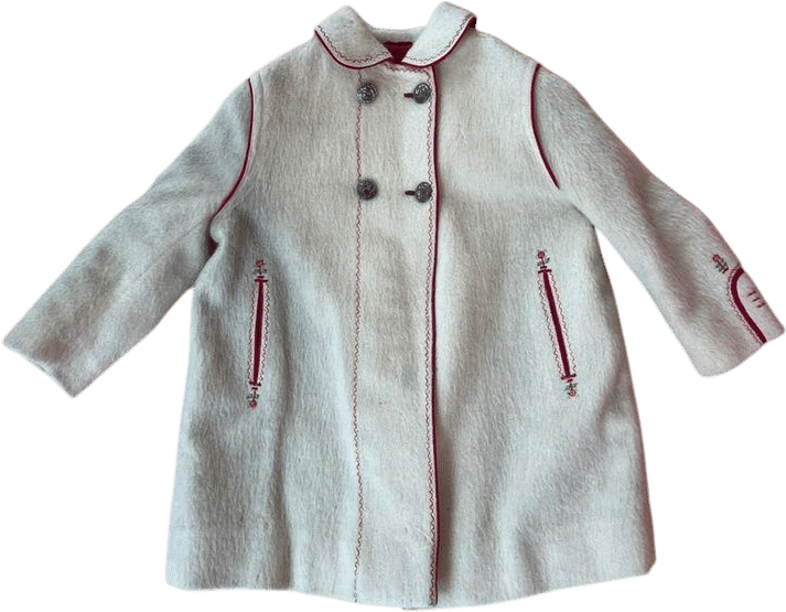 RARE Neiman Marcus Haidegger Austrian Wool Peacoat Kids Size 65, Embroidery - Etsy