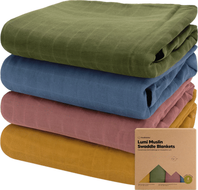 Lumi Muslin Baby Swaddle Blankets