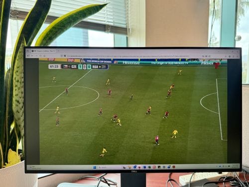 watch the world cup at work