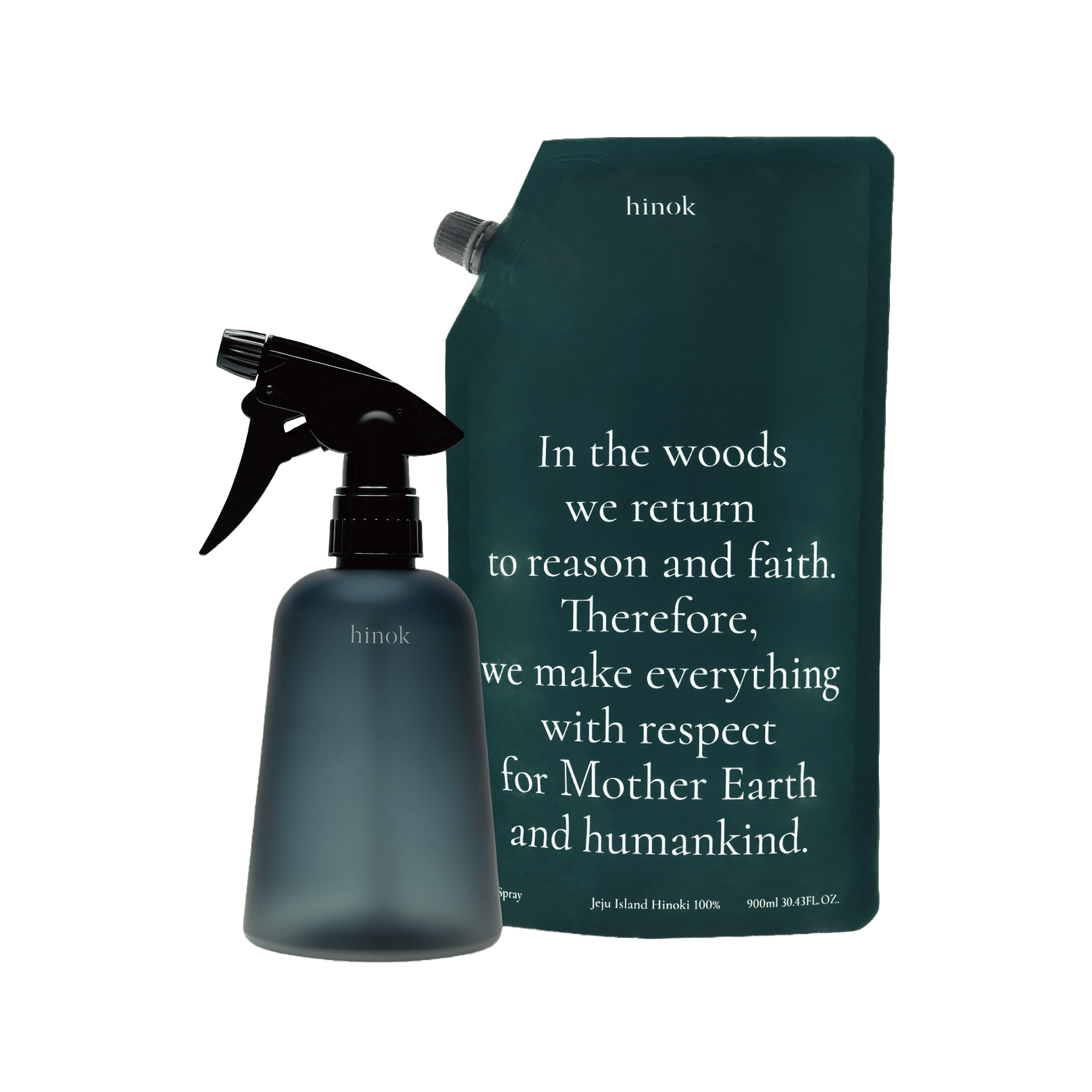 Hinok The Spray Set: refillable cypress deodorizer