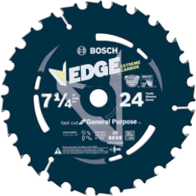 Bosch DCB724B25 7-1/4 In. 24 Tooth Edge Circular Saw Blade
