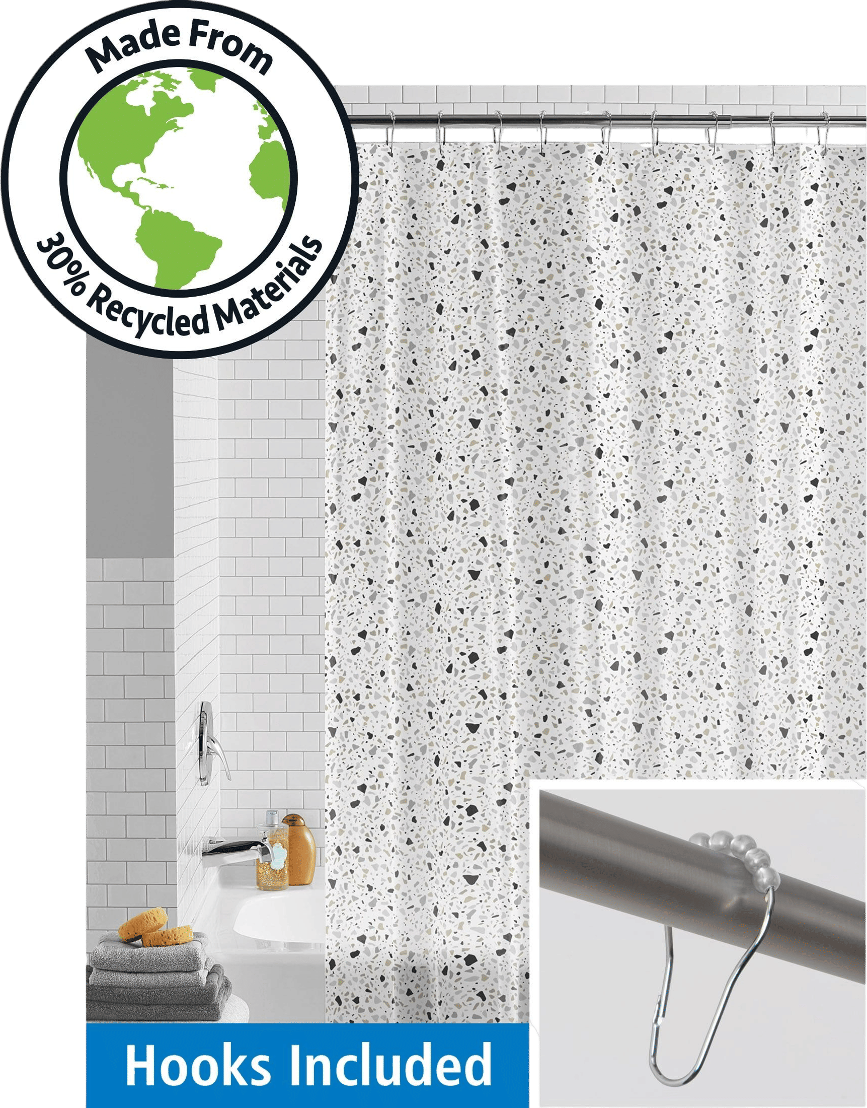 Terrazzo Shower Curtain