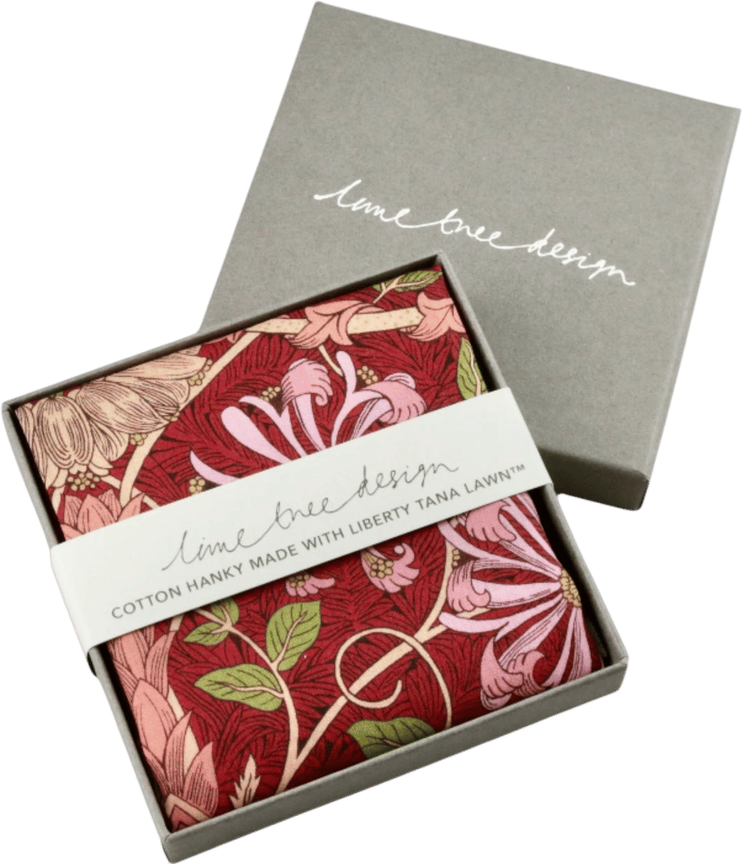Single Hanky Made with Liberty Fabric