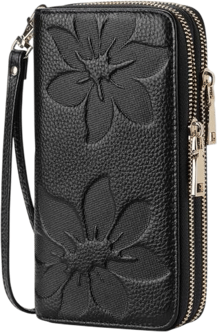 Embossed Floral Wallet