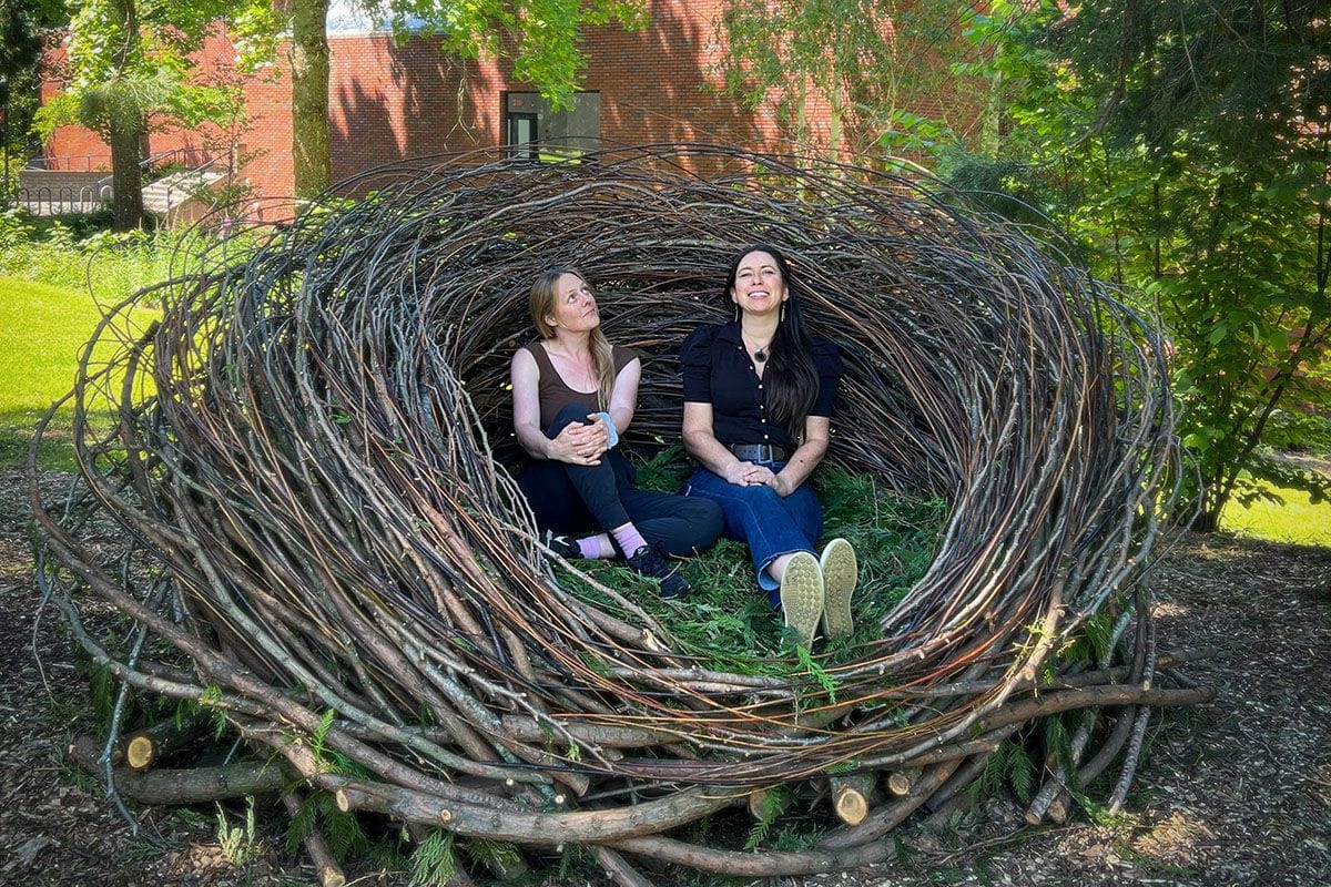 Human-Sized Nest (Reed College)