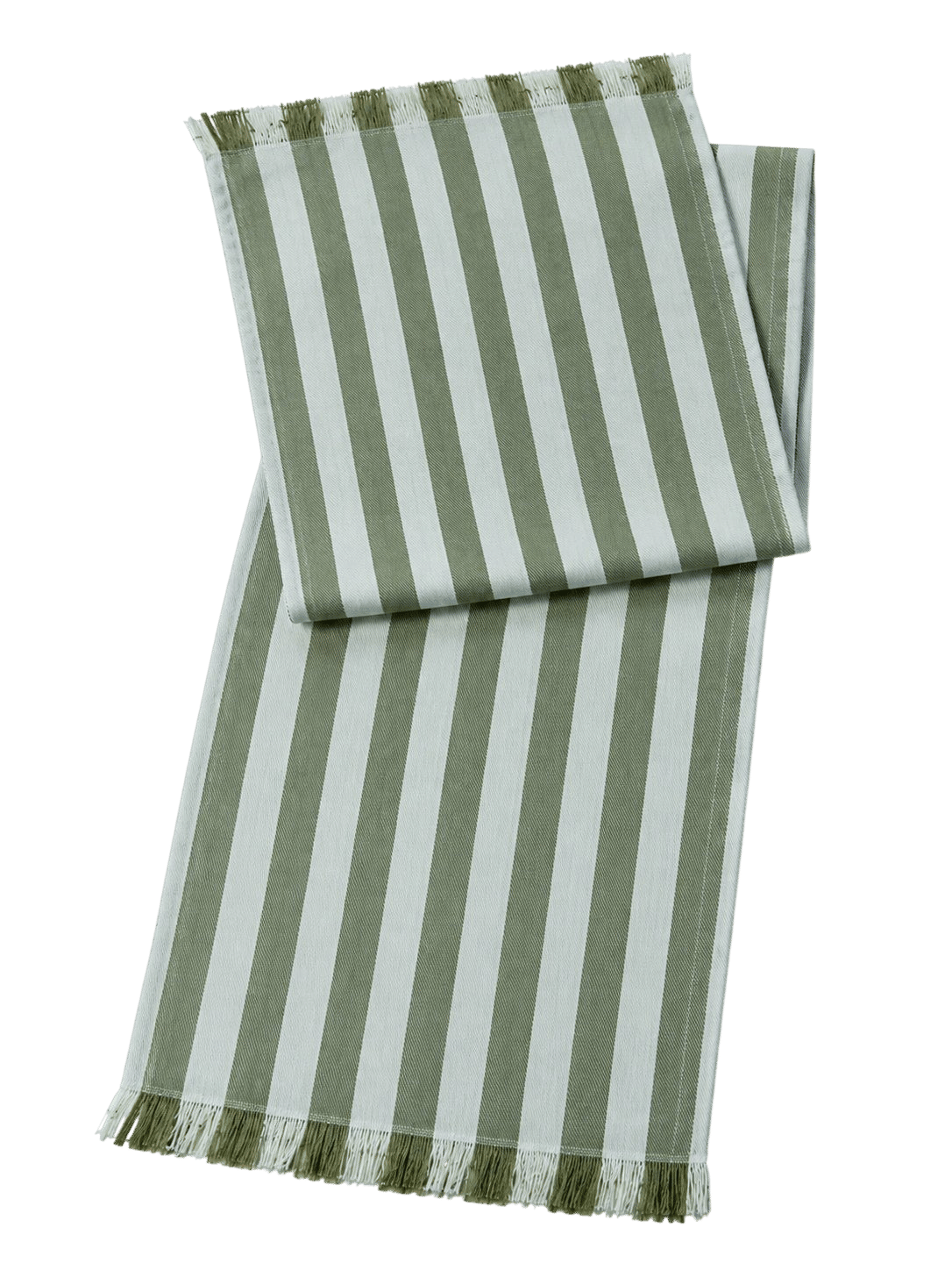 Lido Stripe Table Runner in Oliva
