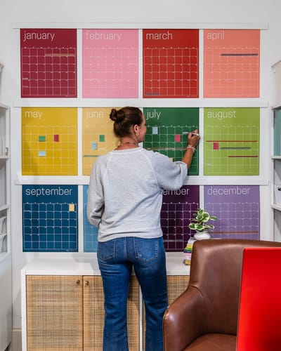 Rainbow Wall Calendar