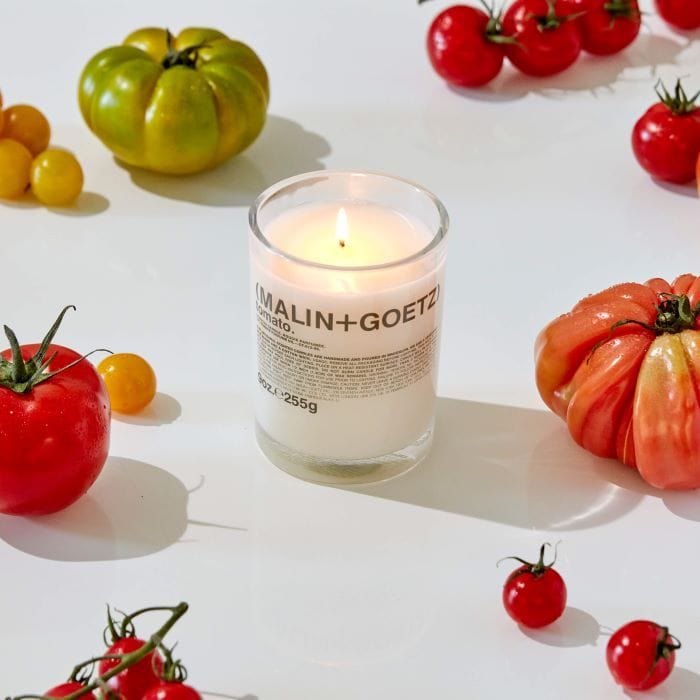 tomato candle.