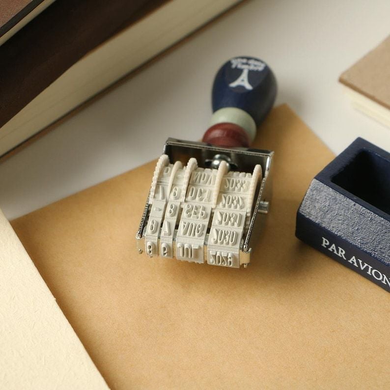 Vintage Adjustable Date Stamp (2025-2036)
