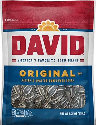 David Roasted & Salted Original Sunflower Seeds
