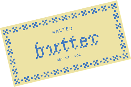 Salted Butter Sticker