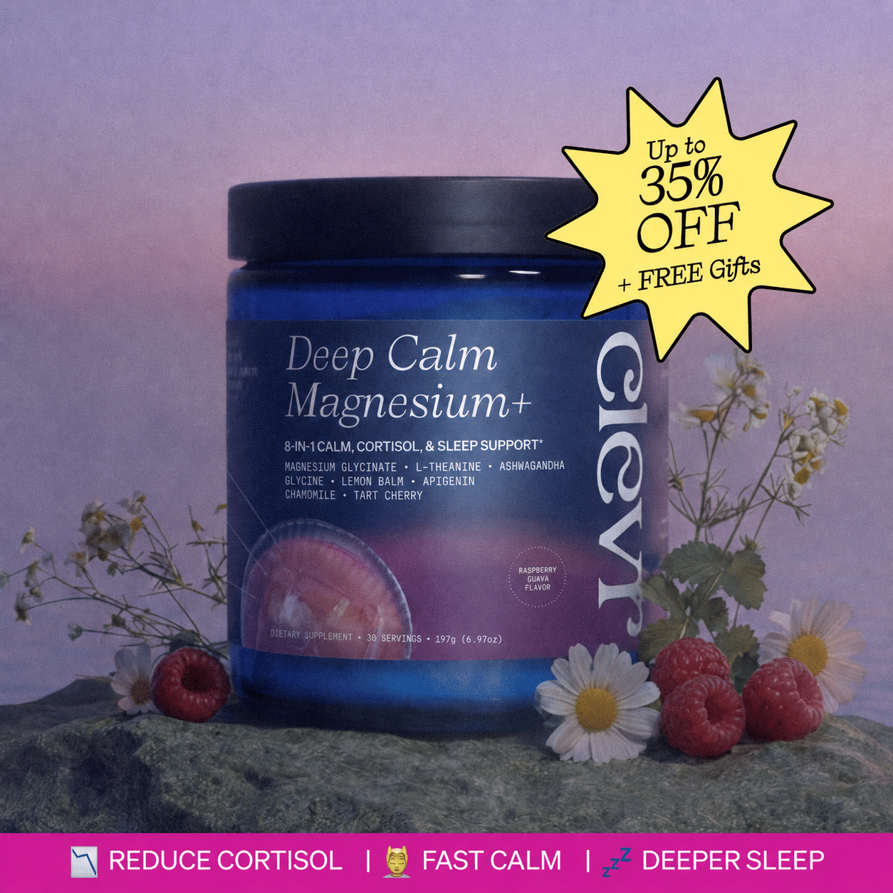 Clevr Deep Calm Magnesium+