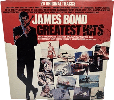James Bond Greatest Hits LP 1982 Vinyl Record Album Liberty Records EMTV 007