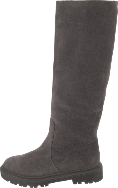 Suede Knee-High Boots
