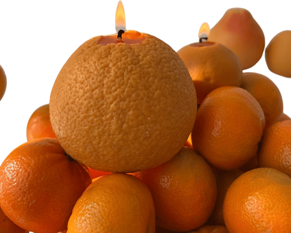 Scandles Orange Candle