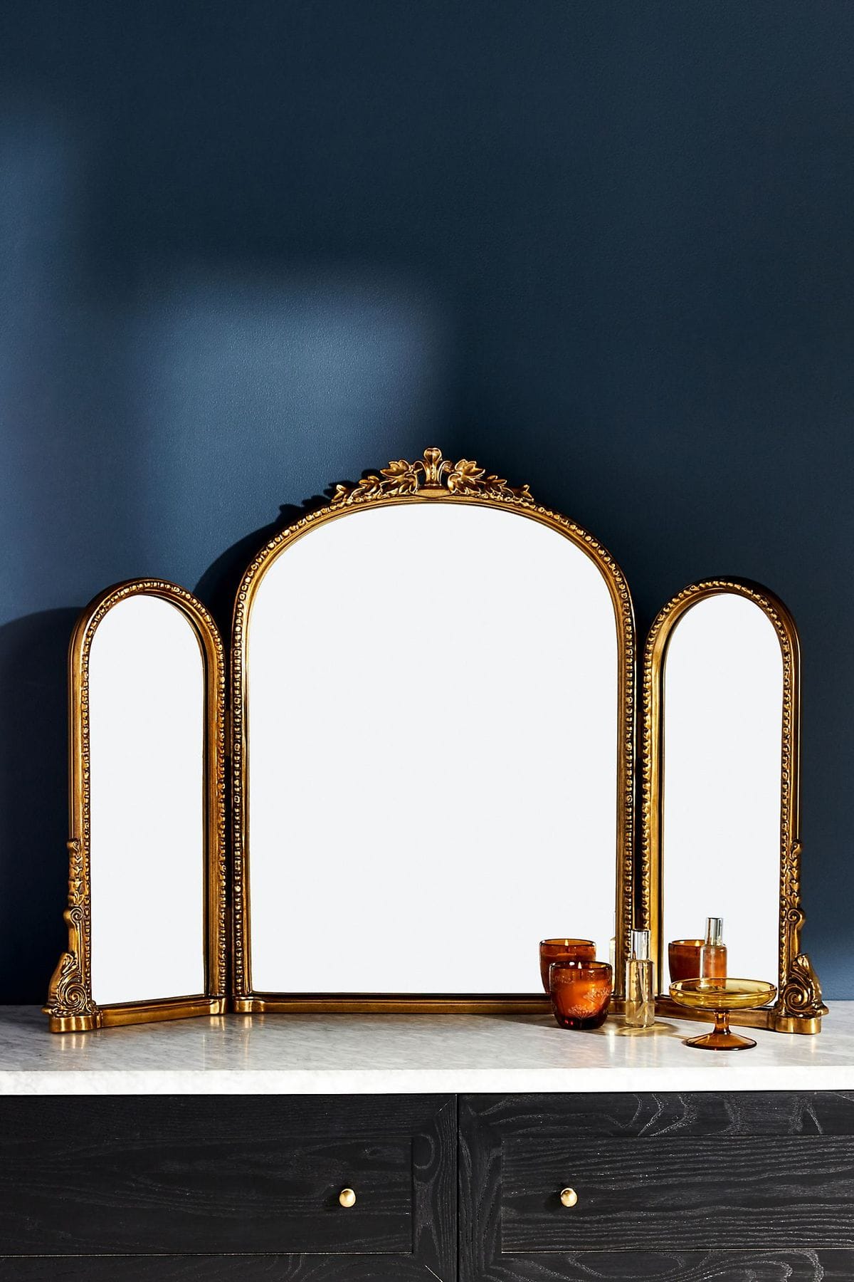 The Gleaming Primrose Triptych Mirror