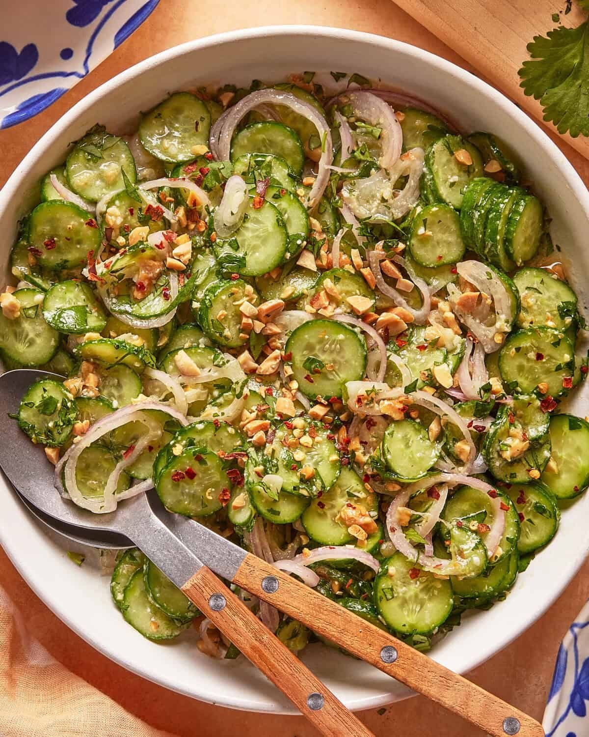 Kalejunkie Miso Lime Cucumber Salad