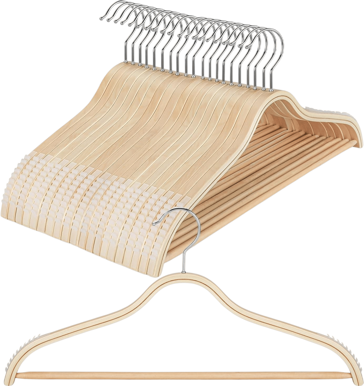 Start fresh at your new place with matching hangers